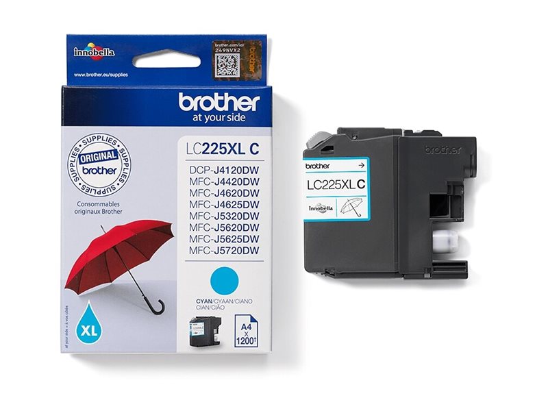 Brother LC-225XLC | Ink Cartridge | Cyan - Image 8