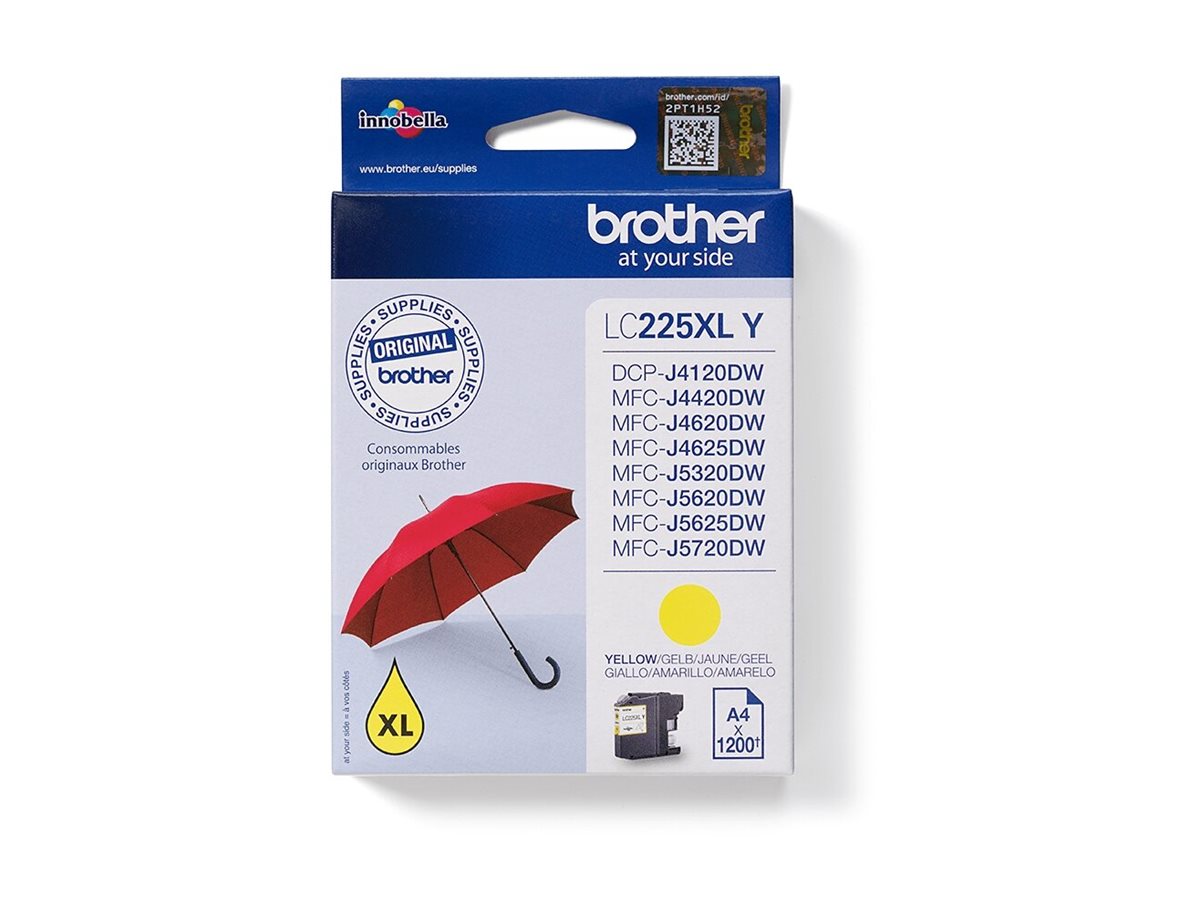 Brother LC225XLY | Ink Cartridge | Yellow - Image 2