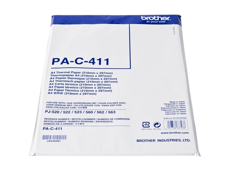 Brother | PAC411 Thermal paper for PJ663 and PJ673 | A4 - Image 3
