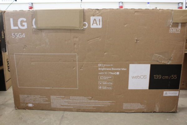 LG | OLED TV | OLED55G42LW | 55 | Smart TV | webOS 24 | 4K UHD | Black | DAMAGED PACKAGING - Image 6