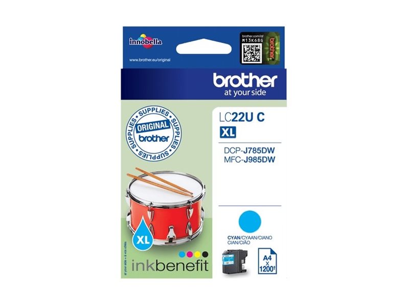 Brother LC-22UC | Ink Cartridge | Cyan - Image 3