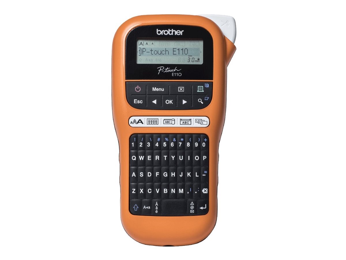 Brother PTE110VP | Thermal | Label Printer | Orange - Image 8
