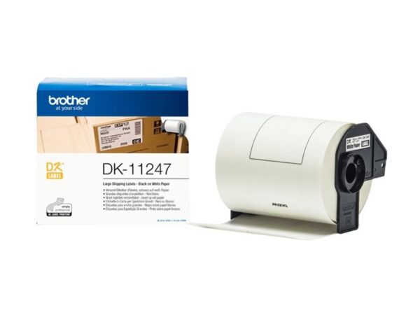 Brother | DK-11247 | Black on White | 180 labels per roll | 10.3 x 16.4 cm - Image 7
