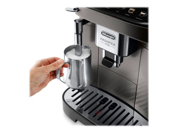 Delonghi | Coffee Maker | ECAM 290.42.TB Magnifica Evo | Pump pressure 15 bar | Built-in milk frother | Automatic | 1450 W | Silver/Black - Image 8