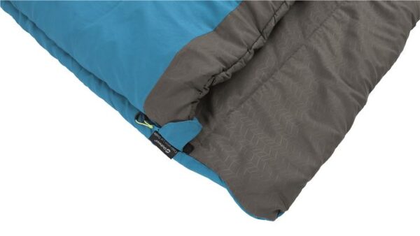 Outwell | Celebration Lux Double | Sleeping Bag | 225 x 140 cm | 2 way open - auto lock, L-shape - Image 2