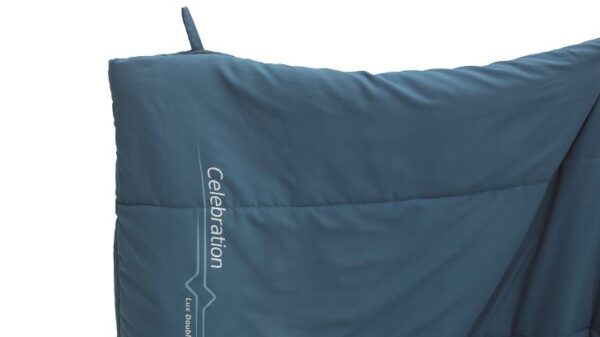 Outwell | Celebration Lux Double | Sleeping Bag | 225 x 140 cm | 2 way open - auto lock, L-shape - Image 5