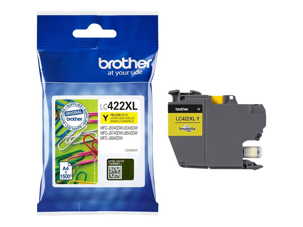 Brother LC422XLY | Ink Cartridge | Yellow - Image 8