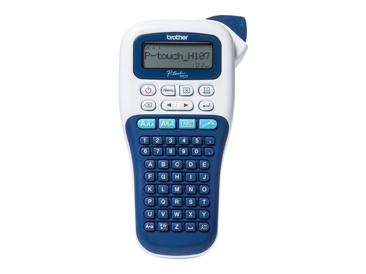 Brother PTH-107BRE1 | Mono | Thermal | Label Printer | White/ Blue - Image 6