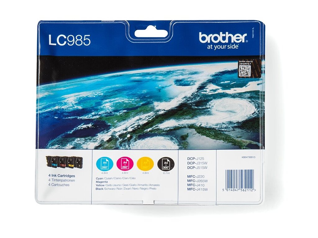 Brother LC985VALBP | Ink cartridge | Magenta, Black, Cyan, Yellow - Image 2