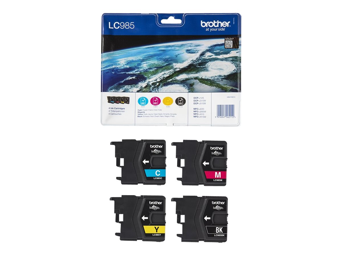 Brother LC985VALBP | Ink cartridge | Magenta, Black, Cyan, Yellow - Image 4