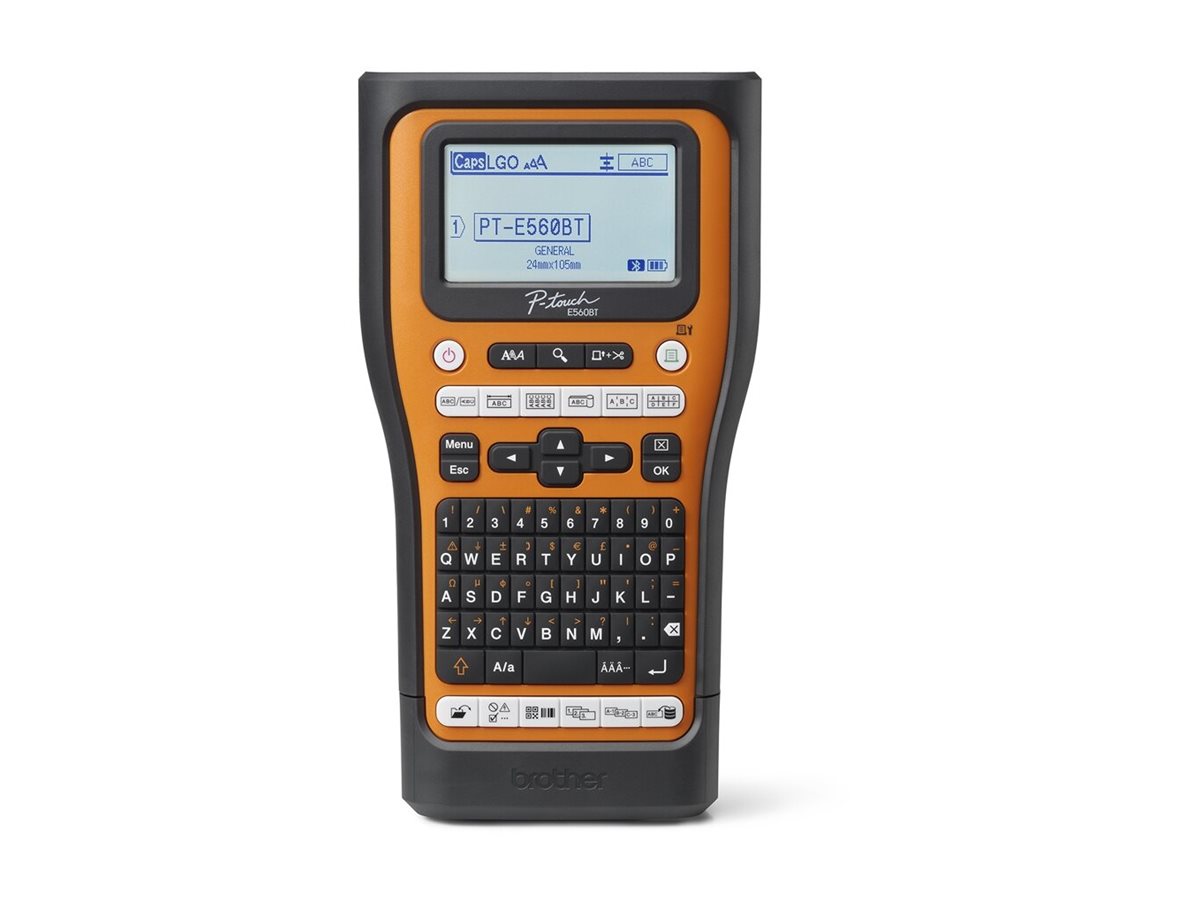 Brother PT-E560BTSP Pro | Thermal | Label Printer | Maximum ISO A-series paper size Other | Orange / Black - Image 8