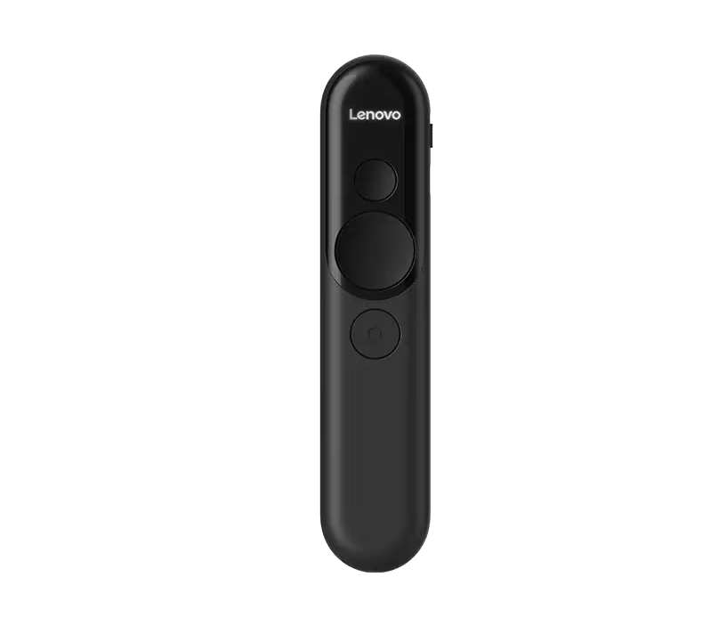 Lenovo | Laser Rechargeable Presentation Remote | Black - Image 3