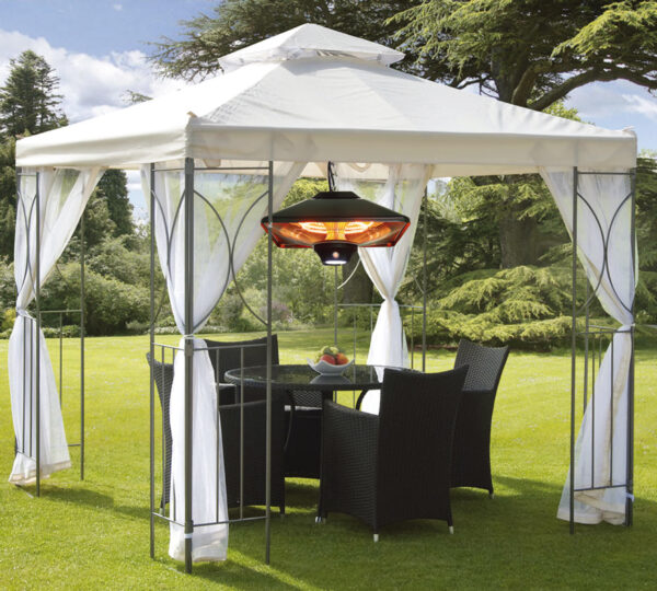 TunaBone Electric Ceiling Patio Heater | TB2088-01 | Patio heater | 1500 W | Black - Image 2