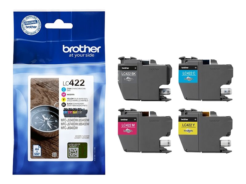 Brother LC422VAL | Ink Cartridge | Black, Cyan, Magenta, Yellow - Image 6