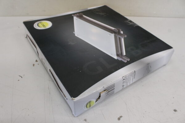 SALE OUT. Ceiling lamp GLOBO Edison, 2 x E27, 60W, with glass, wood color, 40 x 40 x 8.5 cm | Sourcing DAMAGED PACKAGING