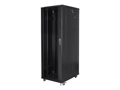 Lanberg | Rack cabinet 19" free-standing 47U/800x800 (flat pack) | FF01-8847-12B | Black - Image 2