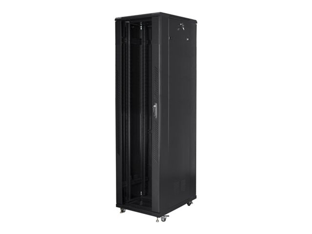 Lanberg | Rack cabinet 19" free-standing 37U/800x800 (flat pack) | FF01-8837-12B | Black - Image 2