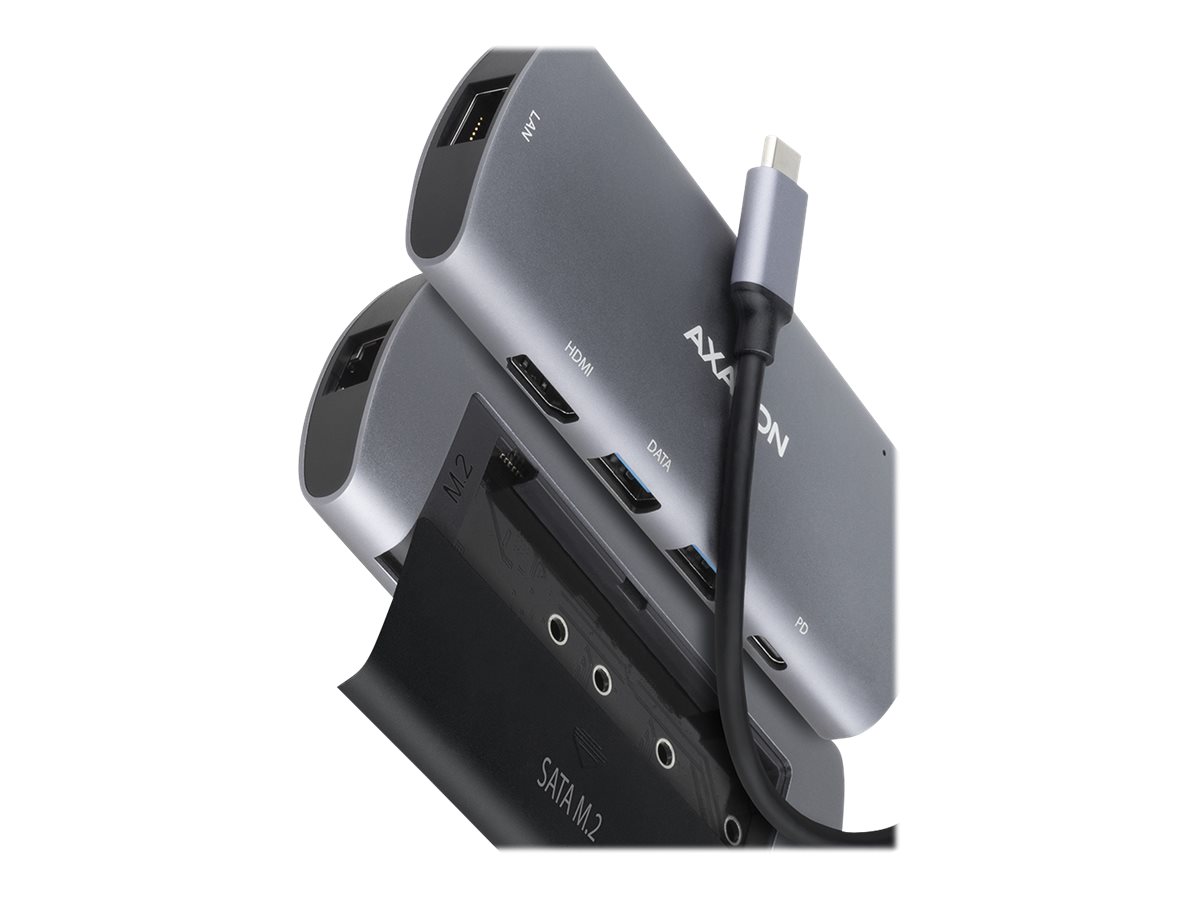 AXAGON SuperSpeed USB-C Combo 6in1 Hub | HMC-6M2 - Image 16