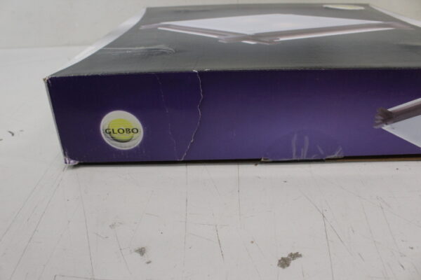 SALE OUT. Ceiling lamp GLOBO Edison, 2 x E27, 60W, with glass, wood color, 40 x 40 x 8.5 cm | Sourcing DAMAGED PACKAGING - Image 2
