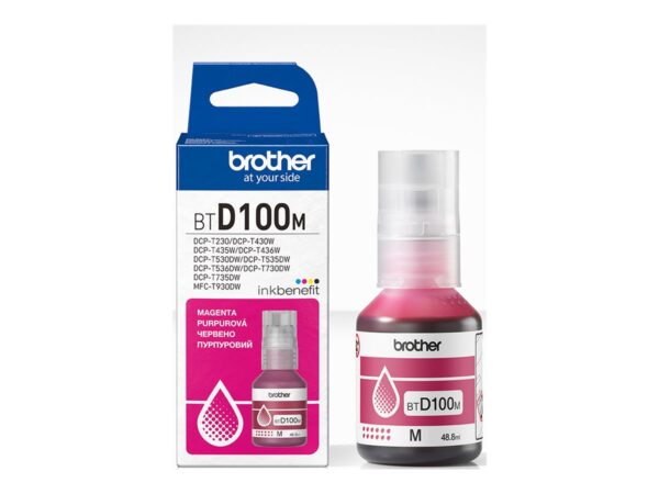 Brother BTD100M | Ink Bottle | Magenta - Image 2