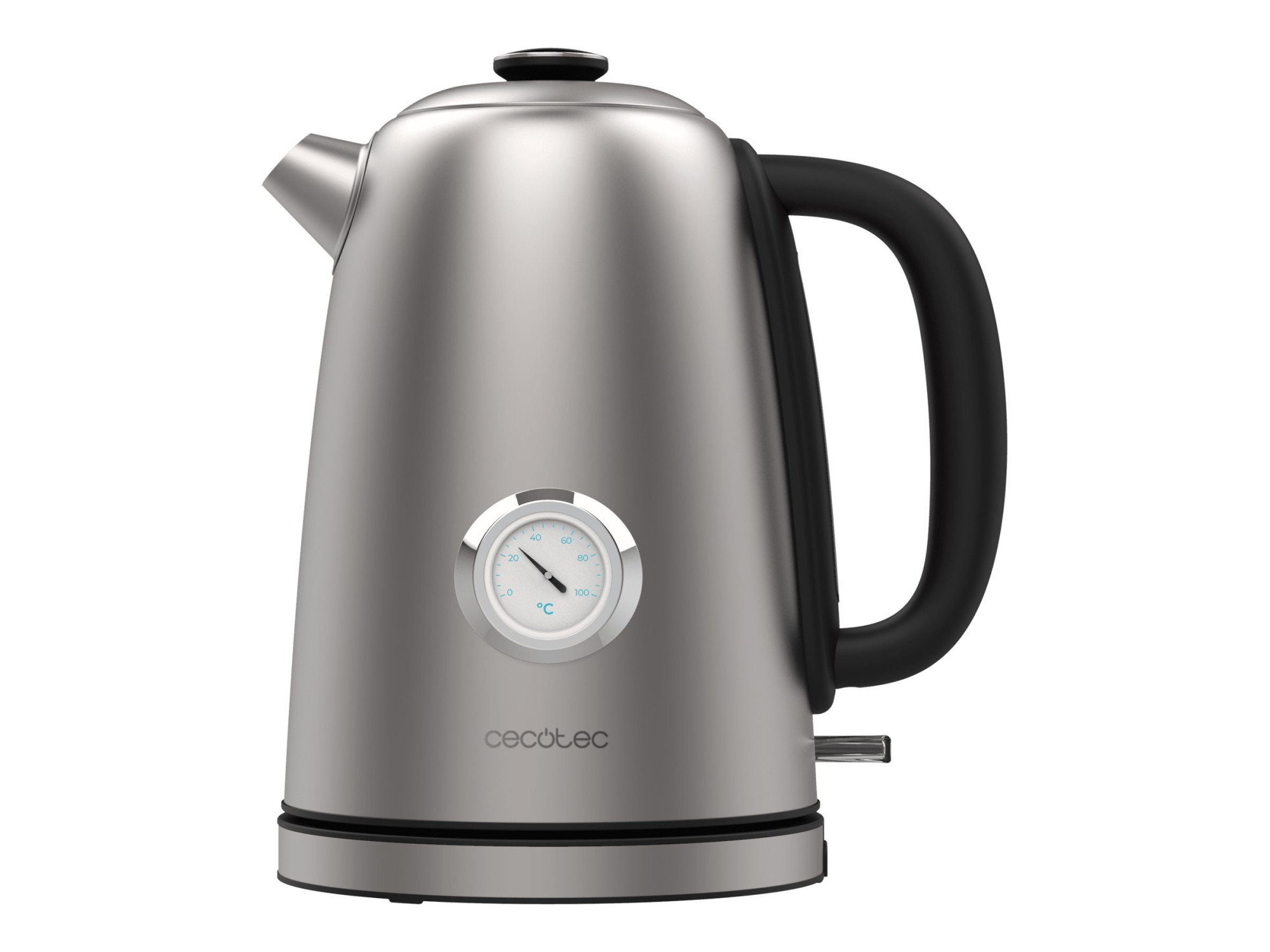 Cecotec Kettle | Thermosense 620 Vintage | Electric | 2200 W | 1.7 L | Stainless steel | 360° rotational base | Stainless steel - Image 2