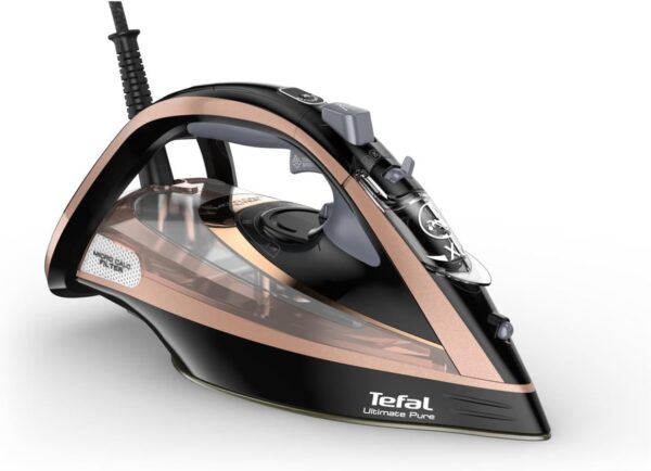 TEFAL | Steam Iron | FV9845 | Steam Iron | 3200 W | Water tank capacity 350 ml | Continuous steam 60 g/min | Black/Rose Gold