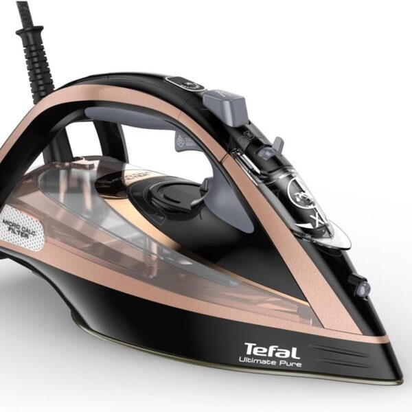 TEFAL | Steam Iron | FV9845 | Steam Iron | 3200 W | Water tank capacity 350 ml | Continuous steam 60 g/min | Black/Rose Gold