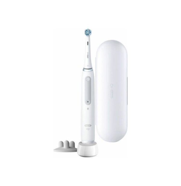 Oral-B | Electric Toothbrush | iO4s | Rechargeable | For adults | Number of brush heads included 1 | Number of teeth brushing modes 4 | White - Image 2