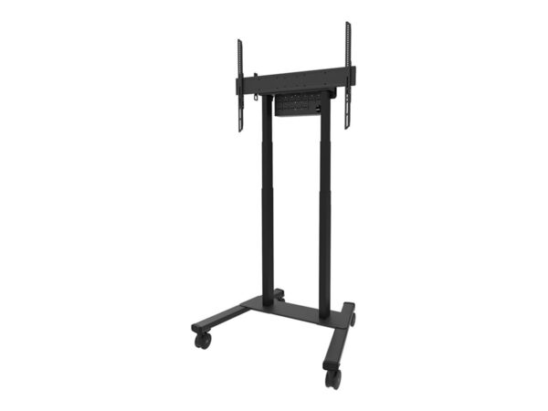 Neomounts Floor stand | FL55-875BL1 TV trolley | Adjustable Height | 55-100 " | Maximum weight (capacity) 110 kg | Black - Image 4