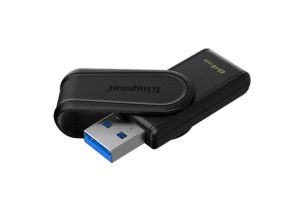 Kingston USB Flash Drive | DataTraveler Exodia S | 64 GB | USB 3.2 Gen 1 | Black - Image 3