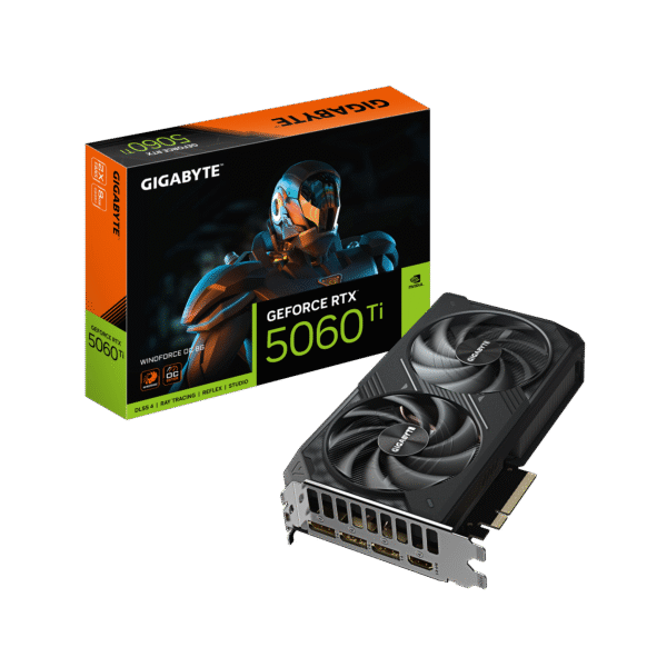 Gigabyte GeForce RTX 5060 Ti WINDFORCE OC 8G | NVIDIA | 8 GB | GeForce RTX 5060 Ti | GDDR7 | HDMI ports quantity 1 | PCI-E 5.0