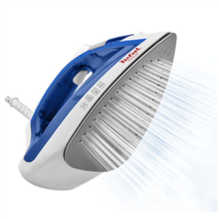 TEFAL | Steam Iron | FV1711 Virtuo | Steam Iron | Continuous steam 24 g/min | Steam boost performance 80 g/min | Blue - Image 3