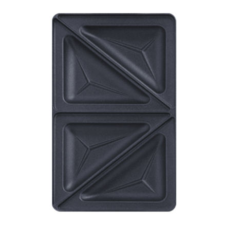 TEFAL | Triangle toasted sandwich set for Snack Collection | XA800212 | Dimensions (W x L) 13 x 22.5 cm | Black - Image 3