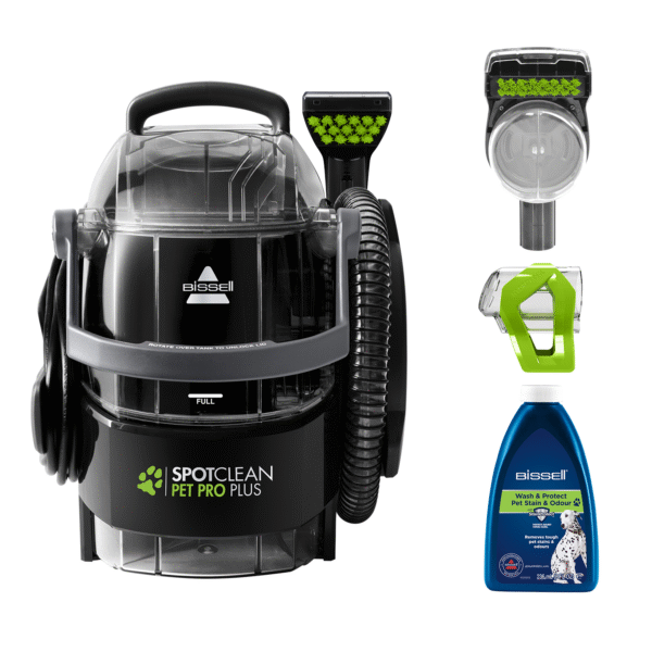 Bissell | SpotClean Pet Pro Plus Cleaner | 37252 | Corded operating | Handheld | 750 W | - V | Black/Titanium | Warranty 24 month(s) - Image 8
