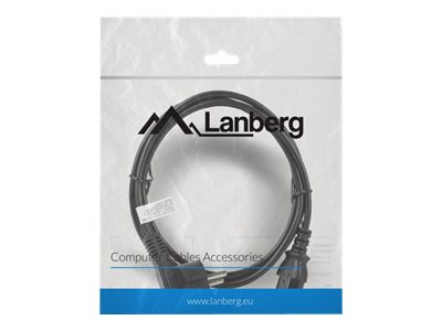 Lanberg | CEE 7/7 to IEC 320 C13 Power Cord | CA-C13C-10CC-0018-BK - Image 6