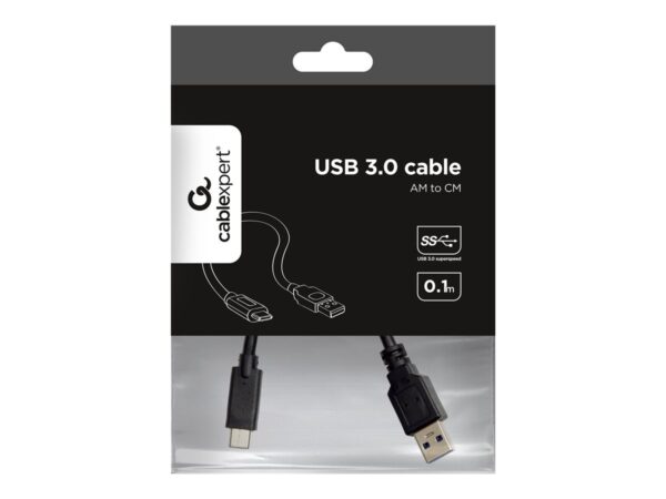 Cablexpert | USB 3.0 AM to Type-C cable (AM/CM), 0.1 m | CCP-USB3-AMCM-0.1M | USB 3.0 to Type-C - Image 7
