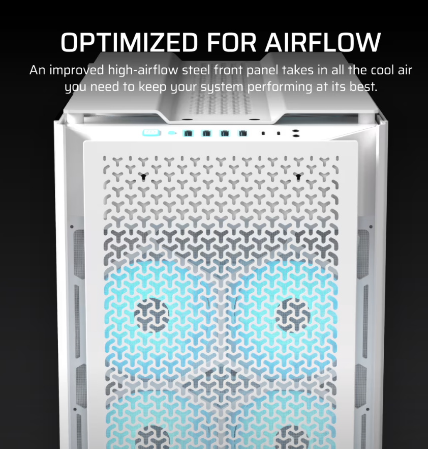 Corsair PC Case | 9000D RGB AIRFLOW Super | White | Full-Tower | Power supply included No - Image 7