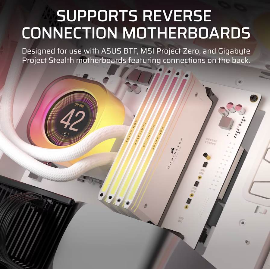 Corsair PC Case | iCUE LINK 5000T LX RGB | White | Mid-Tower | Power supply included No - Image 5