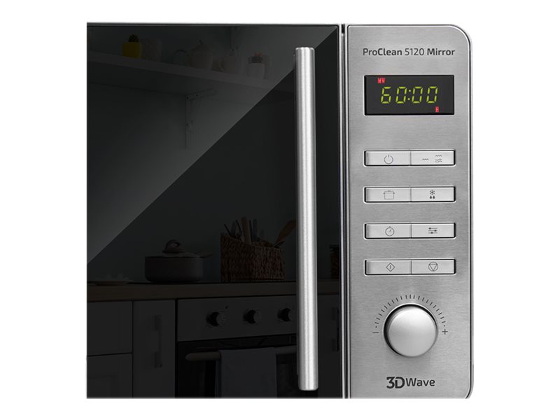 Cecotec Microwave Oven | ProClean 5120 Mirror | Free standing | 20 L | 700 W | Grill | Stainless Steel - Image 6