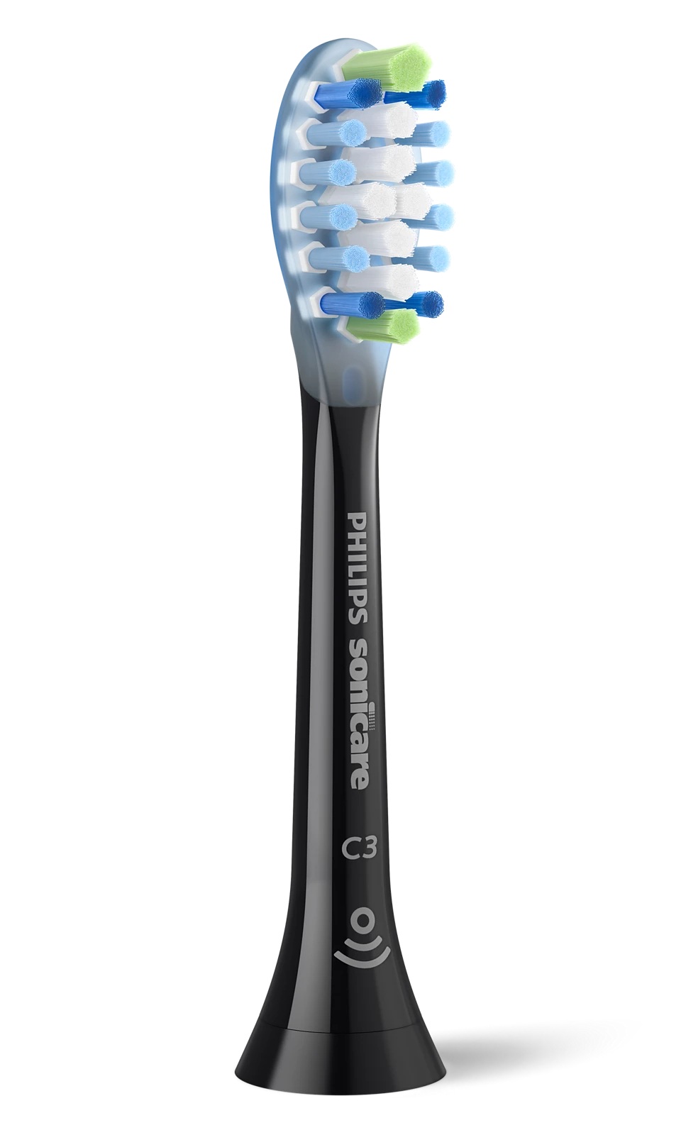 Philips | Replacement brush heads | HX9042/88 Sonicare Premium Plaque Defence | Heads | For adults | Number of brush heads included 2 | Black - Image 4