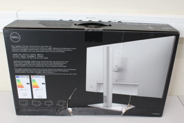 SALE OUT.  | Dell Monitor | U2424HE | 24 " | IPS | 16:9 | 120 Hz | 5 ms | Silver | Warranty 36 month(s) | DAMAGED PACKAGING - Image 2