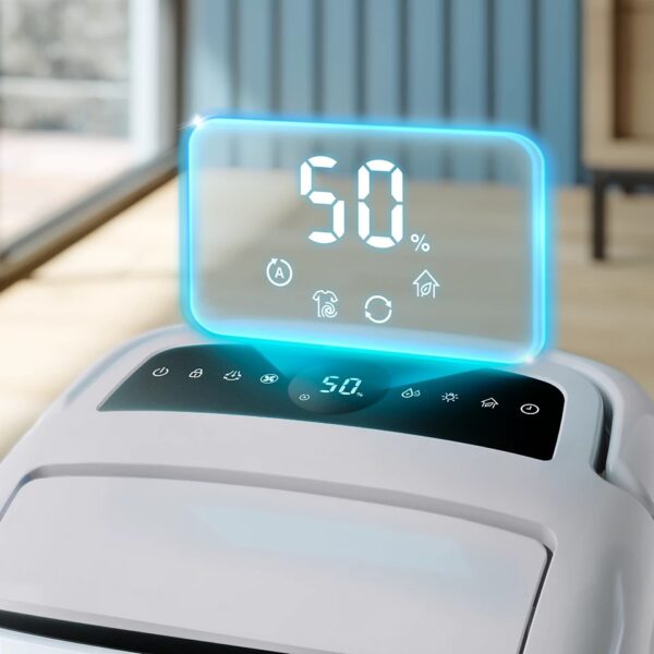Philips 2in1 Dehumidifier and Purifier | DE5305/11 5000 Series | Power 245 W | Suitable for rooms up to 137 m³ | Water tank capacity 4 L | White - Image 4