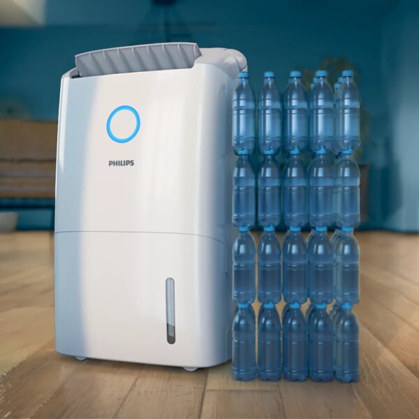Philips 2in1 Dehumidifier and Purifier | DE5305/11 5000 Series | Power 245 W | Suitable for rooms up to 137 m³ | Water tank capacity 4 L | White - Image 7