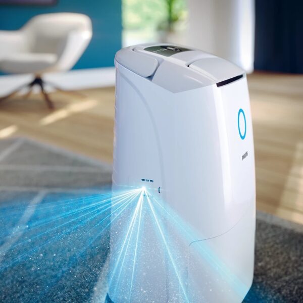 Philips 2in1 Dehumidifier and Purifier | DE5305/11 5000 Series | Power 245 W | Suitable for rooms up to 137 m³ | Water tank capacity 4 L | White - Image 8