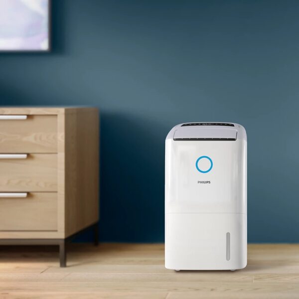 Philips 2in1 Dehumidifier and Purifier | DE5305/11 5000 Series | Power 245 W | Suitable for rooms up to 137 m³ | Water tank capacity 4 L | White - Image 9