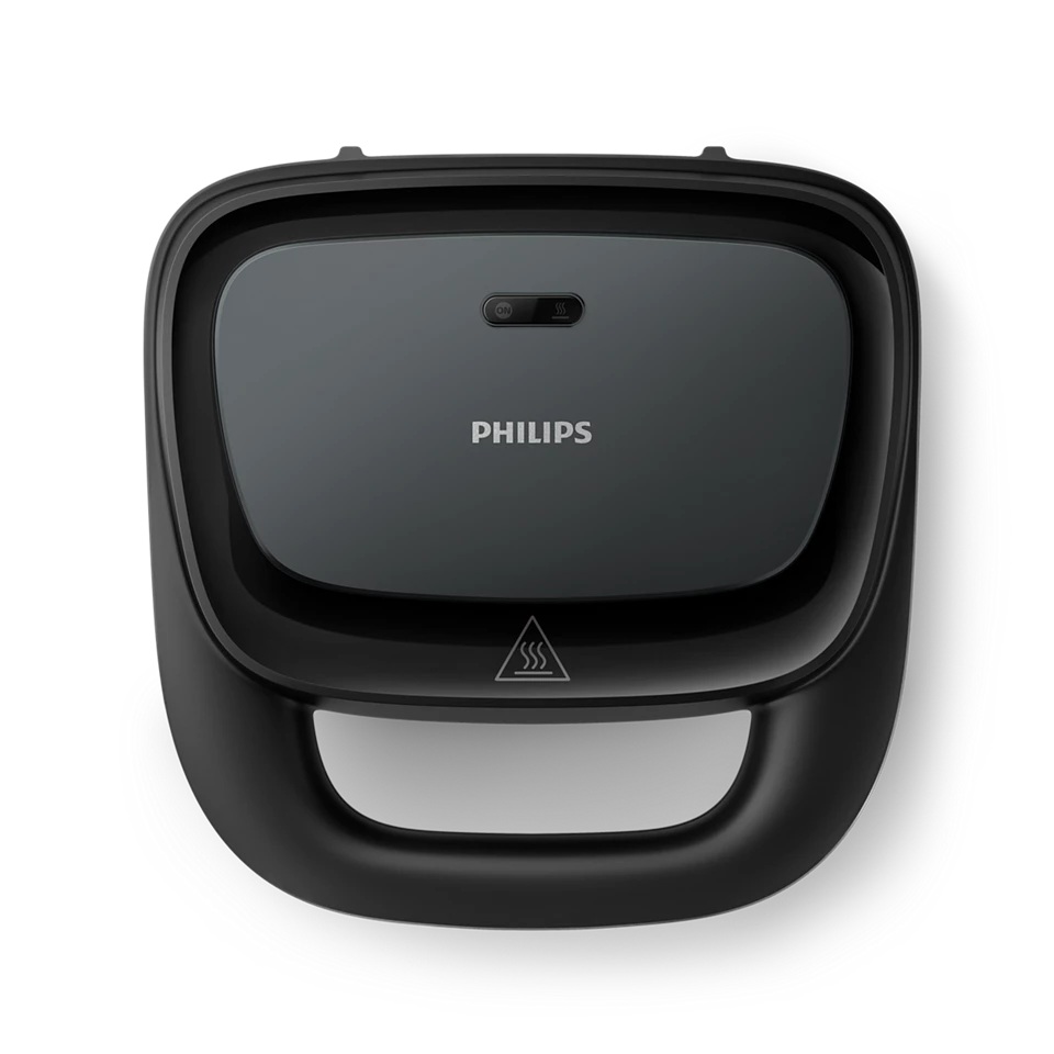 Philips Sandwich Maker | HD2332/90 3000 Series | 750 W | Number of pastry 2 | Belgium | Black - Image 6