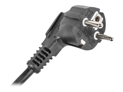 Lanberg Power Distribution unit (PDU) 19" 1U 16A 2m 7X Schuko oulets | PDU-07F-0200-BK - Image 3