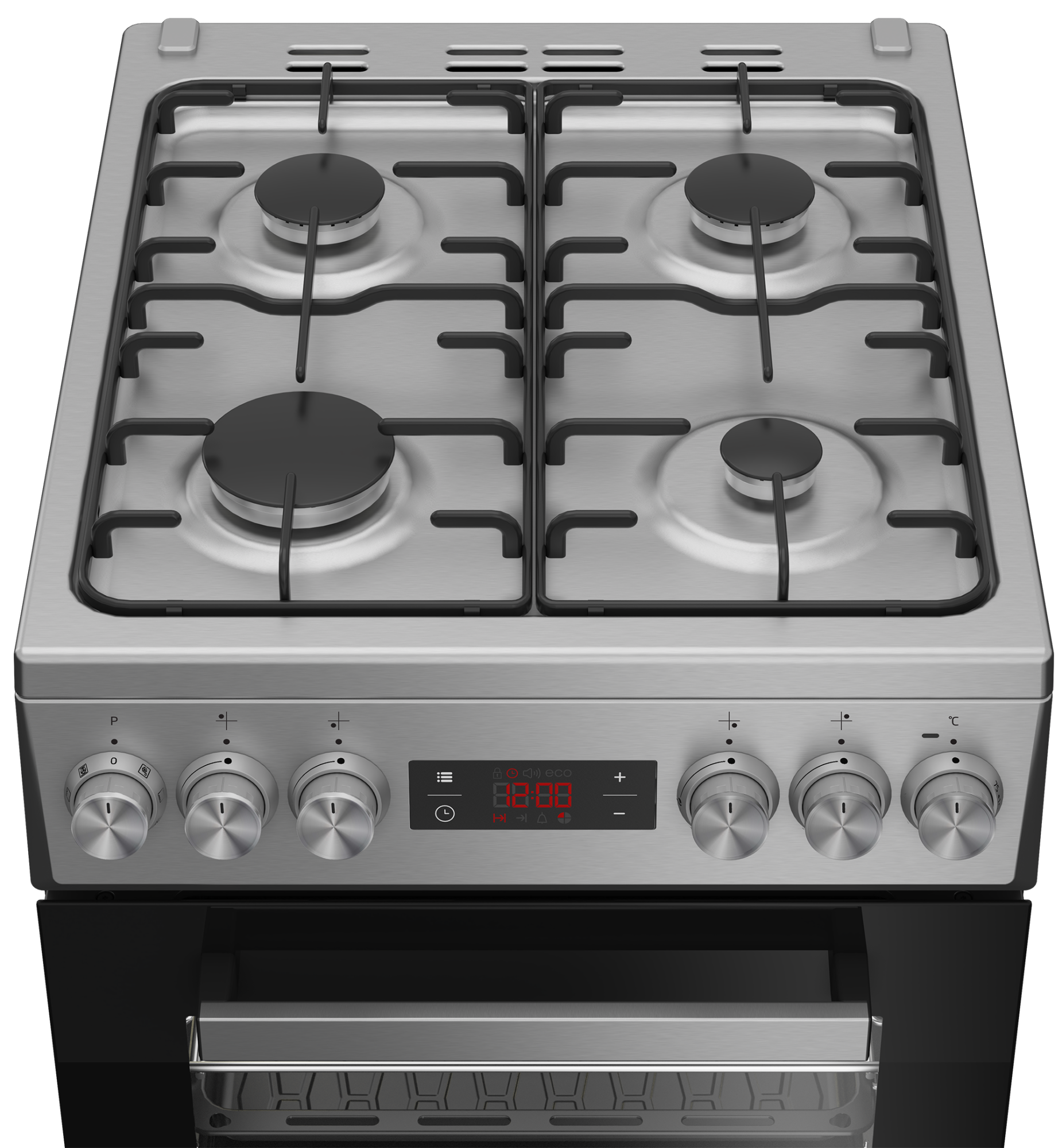 BEKO Cooker | FSM52321DXDT | Hob type Gas | Oven type Electric | Stainless Steel | Width 50 cm | Grilling | Depth 60 cm | 60 L - Image 5