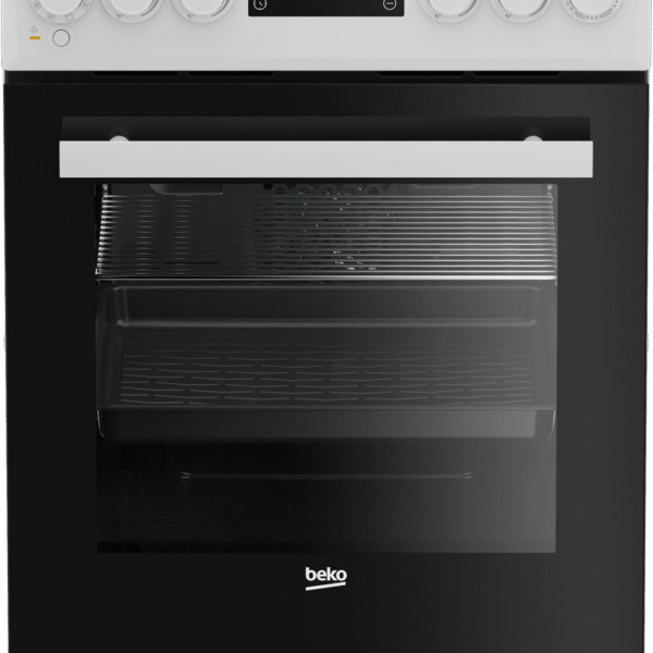 BEKO Cooker | FSM51339DWDS | Hob type Gas | Oven type Electric | White | Width 50 cm | Grilling | LED | Depth 60 cm | 60 L