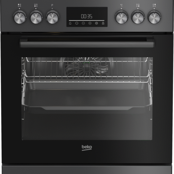 BEKO Cooker | FBM62330GADSN | Hob type Gas | Oven type Electric | Grey | Width 60 cm | Grilling | LED | Depth 60 cm | 72 L
